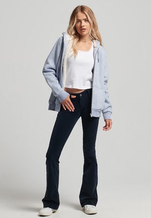 ESSENTIAL BORG - Zip-up sweatshirt - la blue marl
