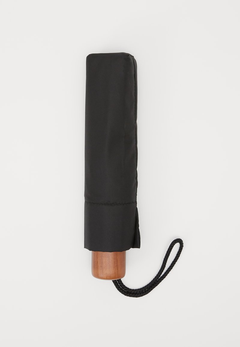 Paul Smith MULTISTRIPE TRIM TELESCOPIC UMBRELLA UNISEX - Guarda-chuva - black