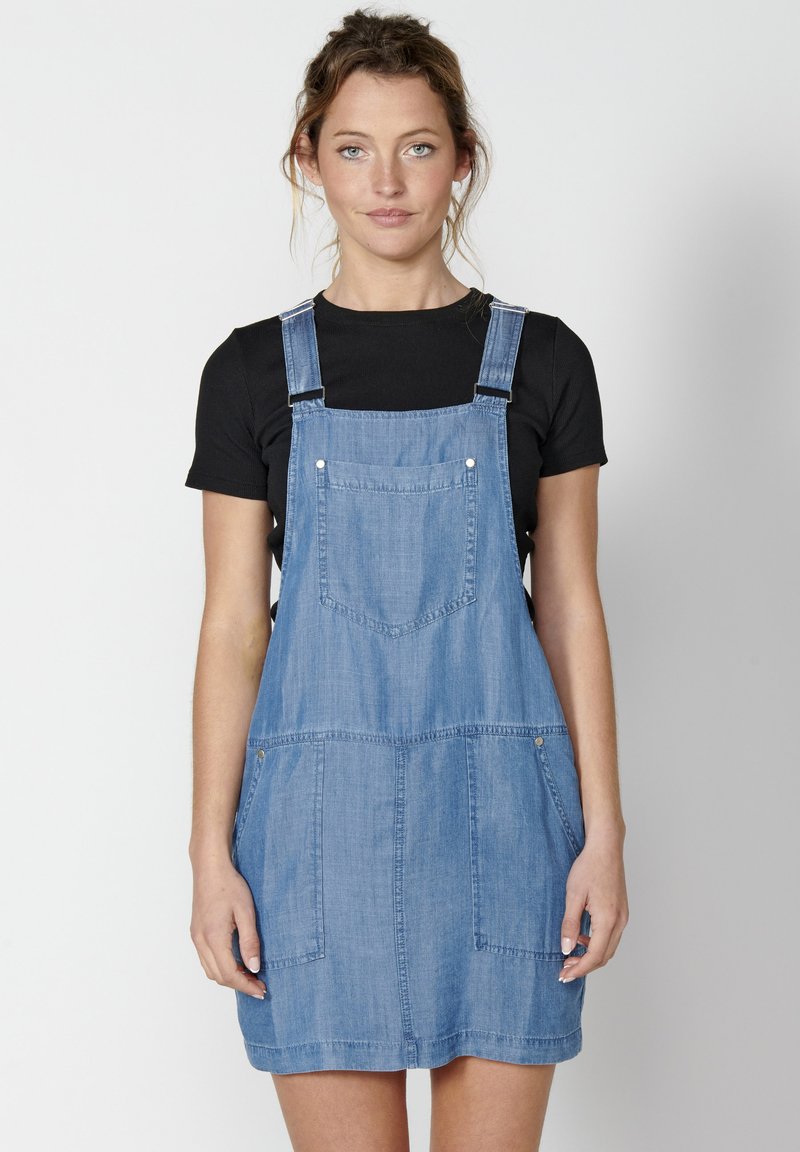 Koroshi STRAP - Haljina od trapera - azul cl light blue
