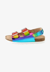 Niet geselecteerd, multicolour rainbow leather