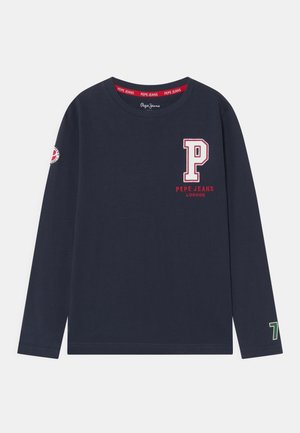Langærmet T-shirt - dark blue