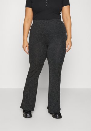 VMKANVA - Spodnie materiałowe - black/silver
