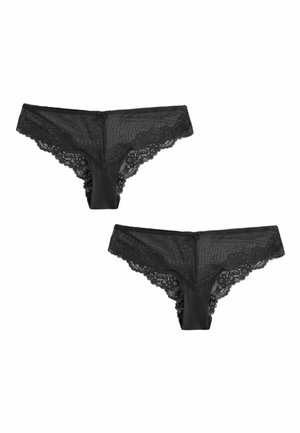 BRAZILIAN FIT KNICKERS 2 PACK   - Tango nohavičky - black