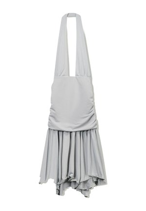Bershka RUFFLES  - Hverdagskjole - grey