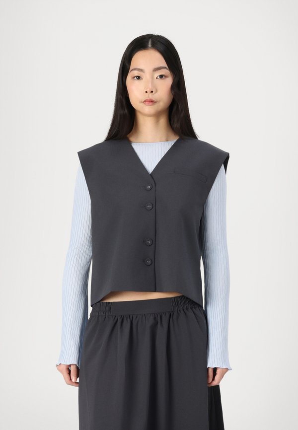 CASSIE VEST - Waistcoat - phantom