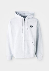 HOODED HEART HARTT JACKET - Lukuga pusa - ash heather
