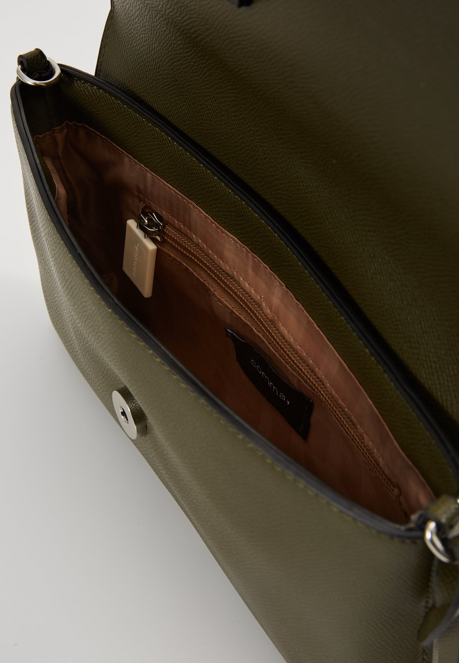 comma LEASURE MIX Skulderveske khaki Zalando.no comma LEASURE MIX Skulderveske khaki Zalando.no