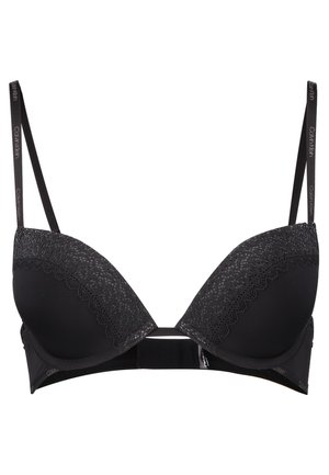 FLIRTY PLUNGE - Sujetador push-up - black