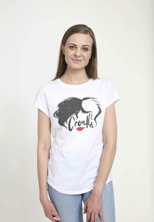 DNCA SIMPLY CRUELLA - T-Shirt print - white