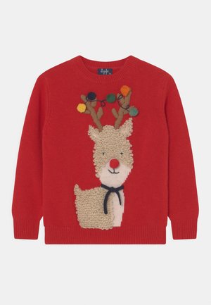 XMAS  UNISEX - Pulover - berry