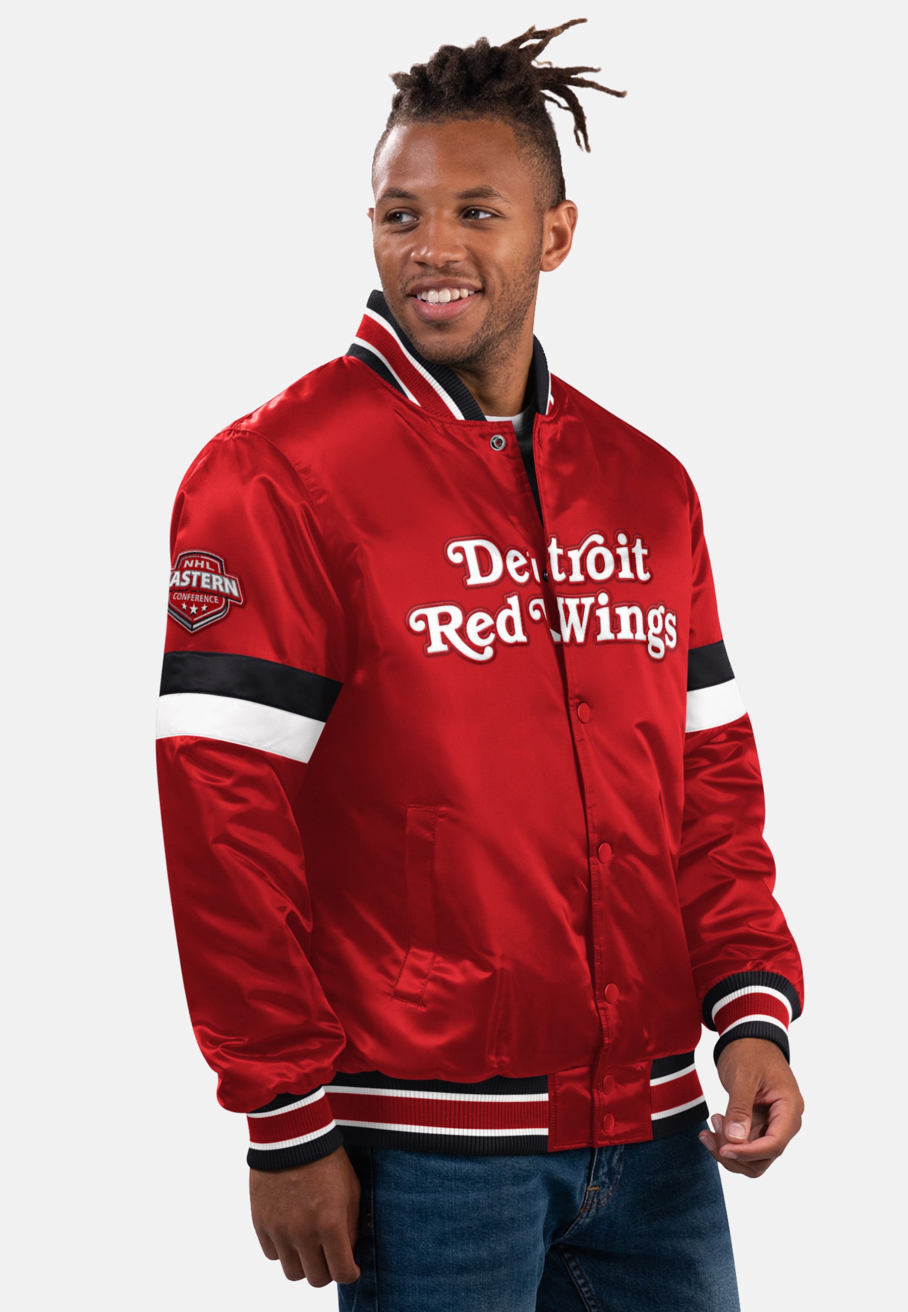 Starter NHL Detroit Red Wings Home Game Bomber Jacket red