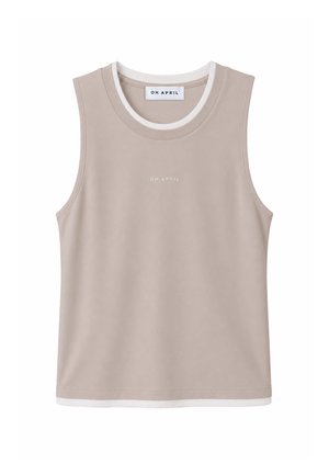 OH APRIL, EDEN TANKTOP - Top - taupe