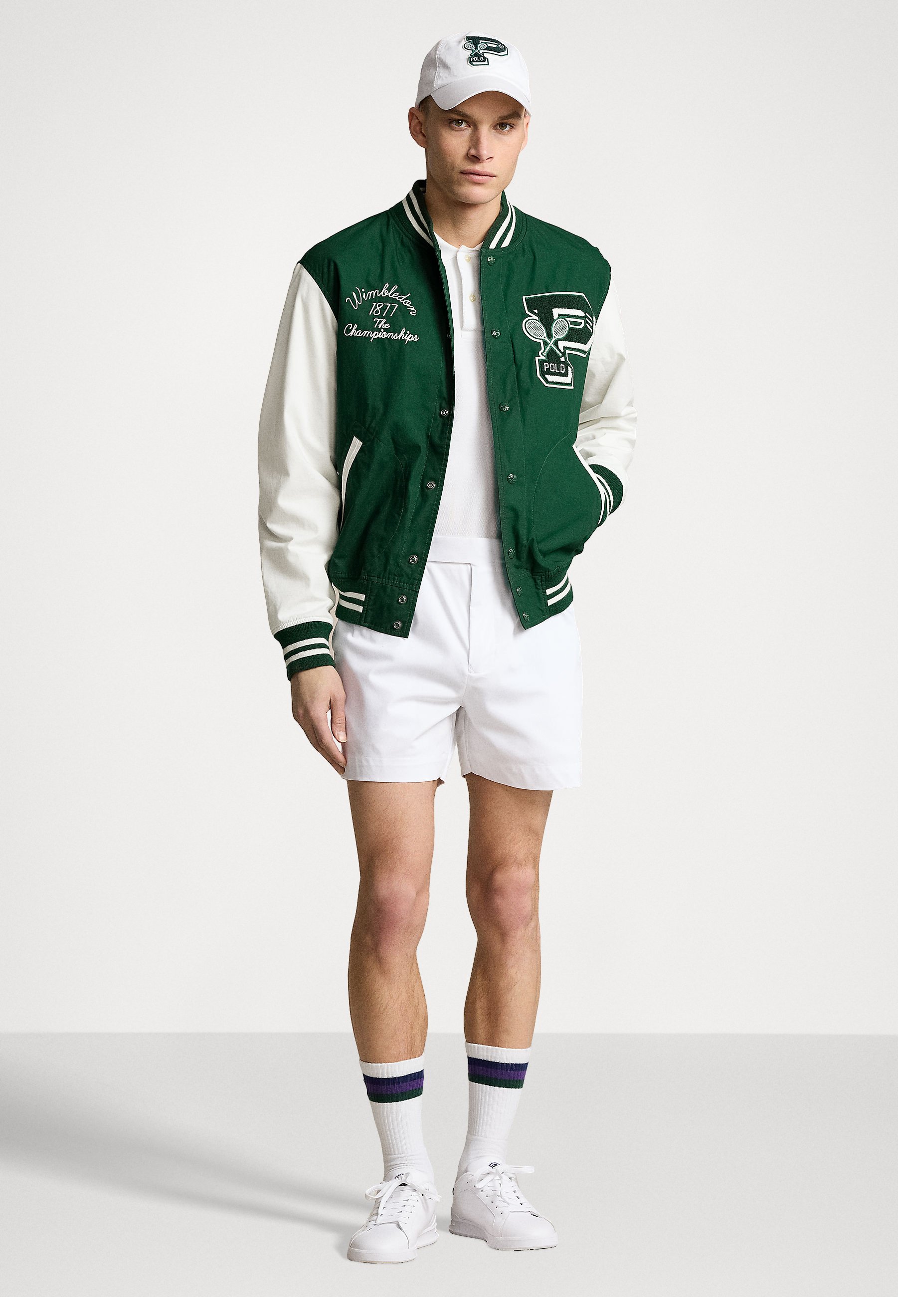 Polo Ralph Lauren VARSITY - Kurtka Bomber/ciemnozielony
