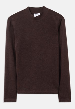 MOCK NECK - Långärmad tröja - brown