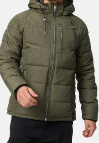 INDICODE JEANS Zimní bunda - dark green