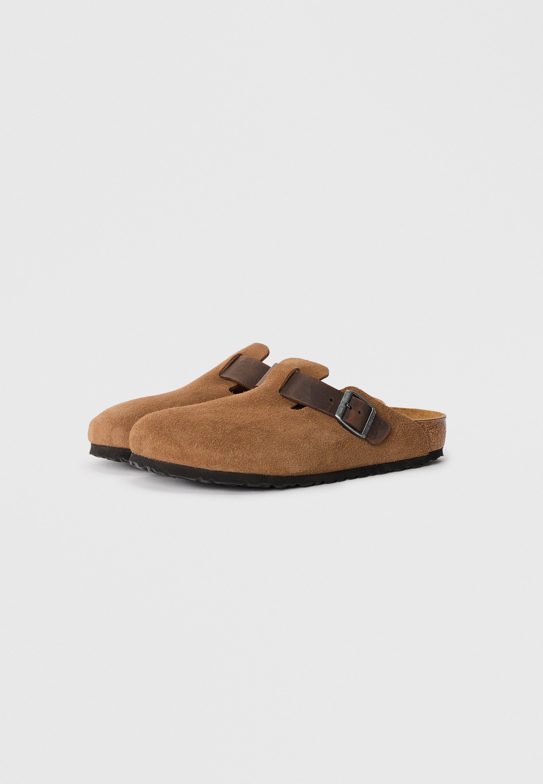 Birkenstock BOSTON LEVE/LEOI DARK TEAN - REGULAR - Mules - dark