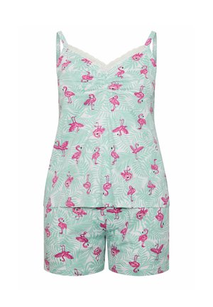 Yours Clothing, PLUS SIZE PYJAMAS. SET - Pyjama - light green