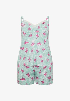 Yours Clothing, PLUS SIZE PYJAMAS. SET - Pigiama - light green