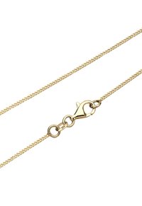 Goldplattierte Kettenhalskette mit geflochtenem Muster, ausgestattet mit einem Karabinerverschluss und markiert mit "925" zur Sicherstellung der Silberqualität.