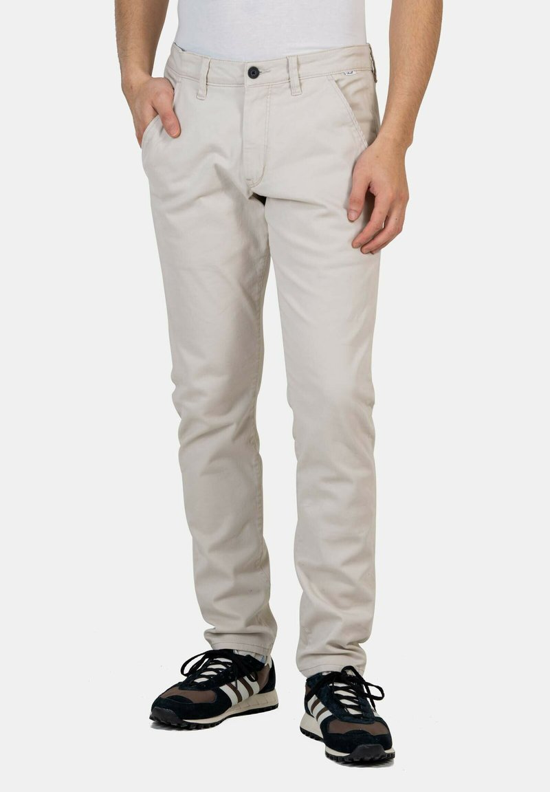 Reell FLEX TAPERED - Pantalones chinos - oatmeal