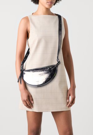 HALF MOON - Cross body bag - gunmetal grey