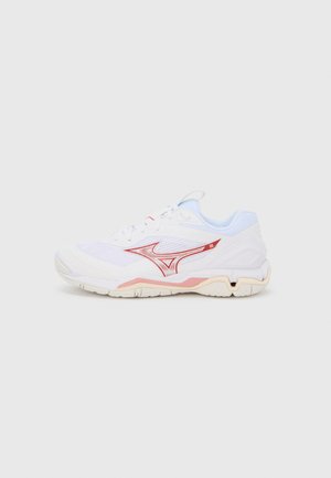 WAVE STEALTH 6 - Handballschuh - white/rose elegance/lava falls