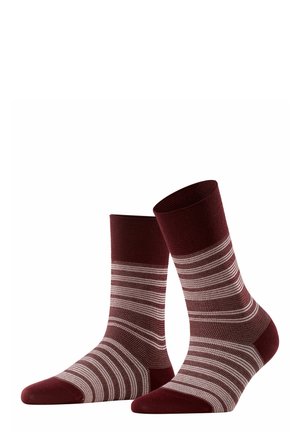 FALKE Sensitive Sunset Stripe - Socken - claret