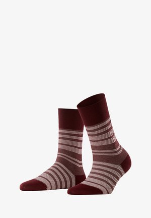 FALKE Sensitive Sunset Stripe - Socken - claret