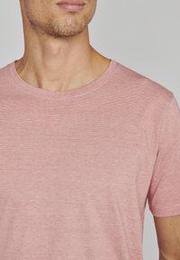 Matinique JERMANE STRIPE - Marškinėliai su spaudiniu - faded rose