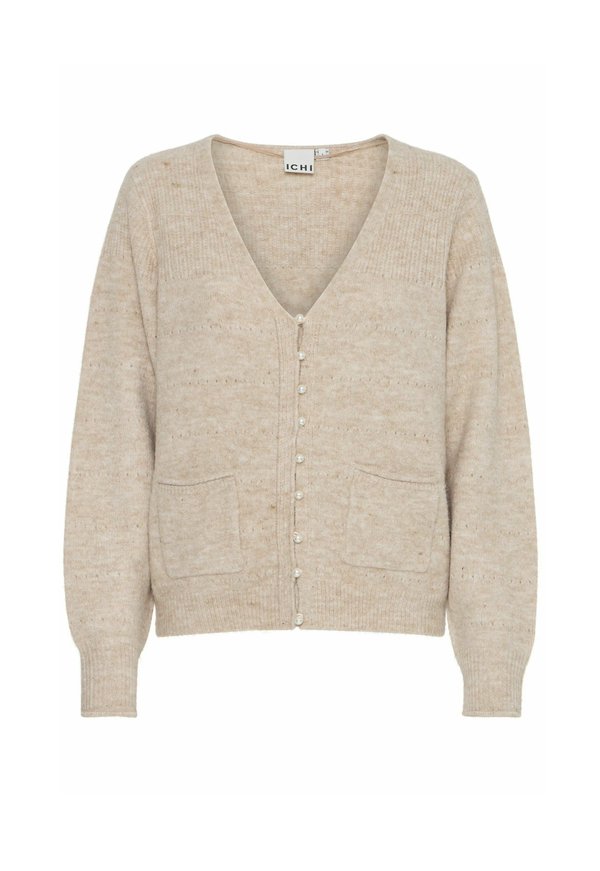 IHBANISE - Cardigan - oatmeal melange2