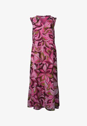 Street One, MAXI-KLEID AUS CHIFFON MIT PRINT - Vestito lungo - magenta dream