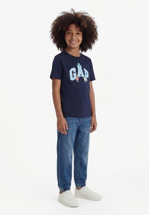 GAP LOGO PRINT TEE - Μπλουζάκι με στάμπα - tapestry navy
