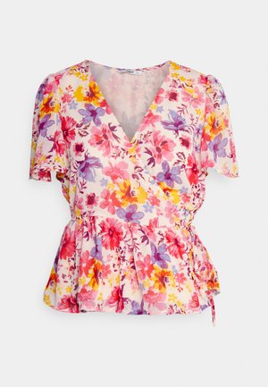 ONLY Petite, ONLSTAR LIFE FIA WRAP TOP  - Pluus - camellia rose star