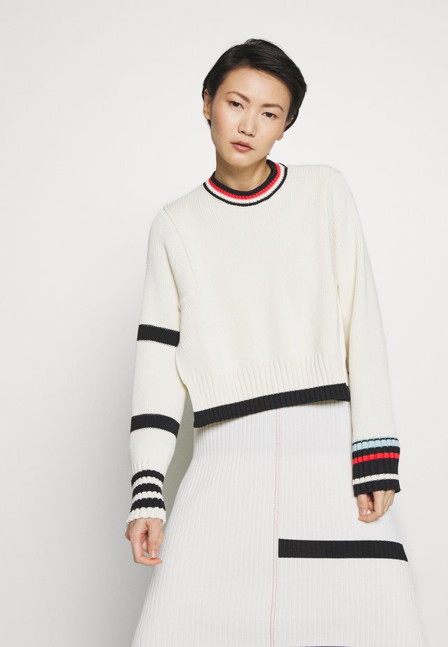 STRIPE - Pullover - beige