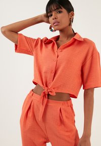 LELA - REGULAR FIT - Hemdbluse - orange Thumbnail-Bild 1