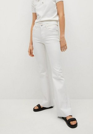 Flared Jeans - white