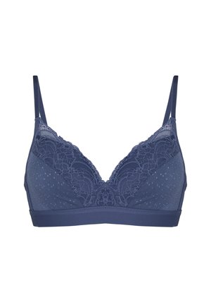 Hunkemöller, HUNKEMÖLLER SOPHIE PADDED NON-UNDERWIRED BRA - Reggiseno a triangolo - blue
