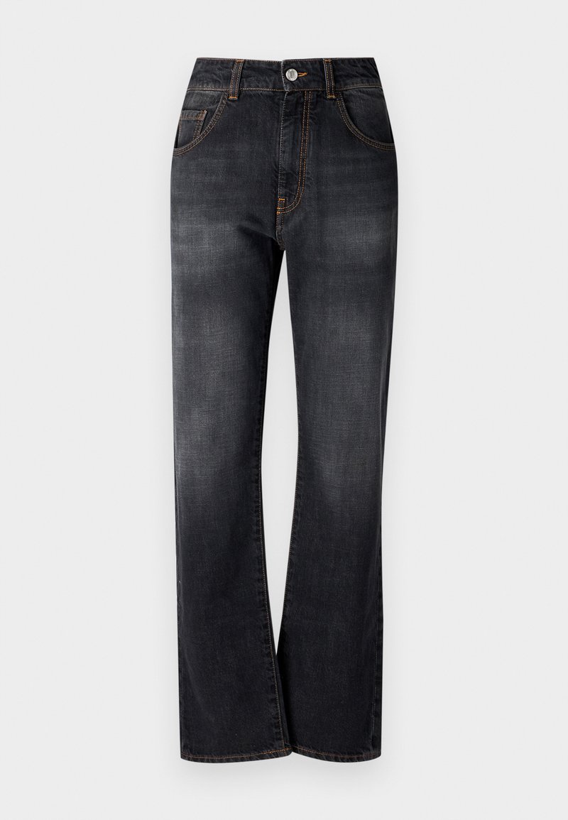 GCDS Straight leg jeans zwart GCDS Straight leg jeans zwart