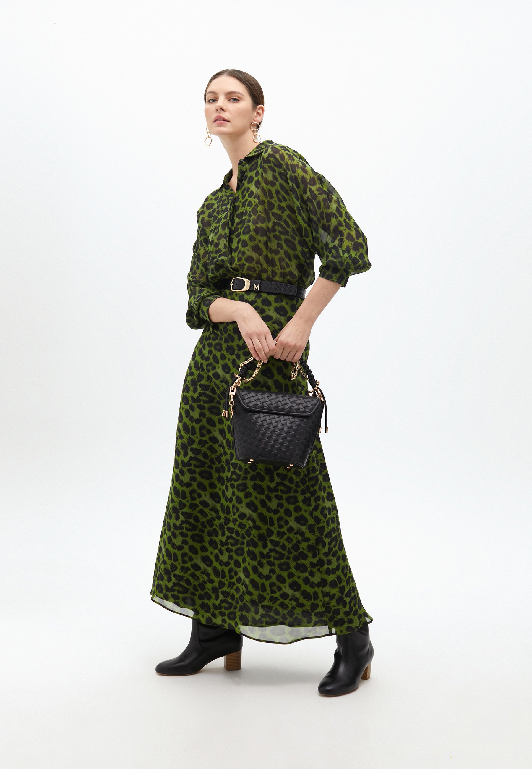 LOLA CASADEMUNT Maxi dress - leopard/dark green - Zalando.ie LOLA CASADEMUNT Maxi dress - leopard/dark green - Zalando.ie