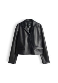 Giacca in similpelle - black