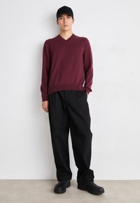 BOSS PACELLO - Džemper - dark red