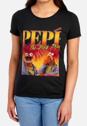 Disney, THE MUPPETS PEPE HOMAGE - Print T-shirt - black
