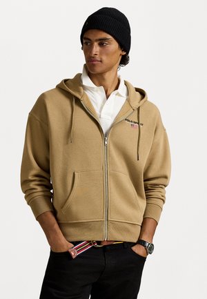 RELAXED FIT POLO SPORT HOODIE UNISEX - Sweatjakke - desert khaki