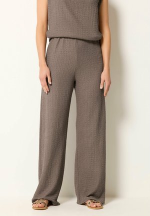 Long Tall Sally, TALL WIDE LEG TROUSERS - Trousers - light brown