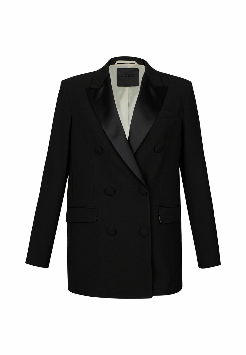 LIU JO Halflange jas zwart LIU JO Halflange jas zwart