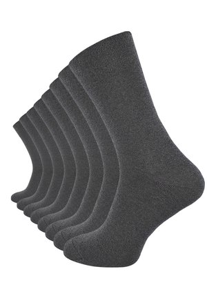 Cotton Prime PRIME OHNE GUMMIBUND 8 PACK - Calze - anthrazit