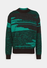 BOSS Stickad tröja - black