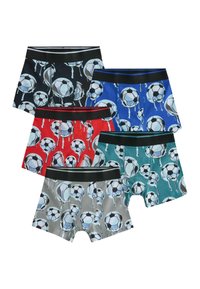 Unausgewählt, red blue football