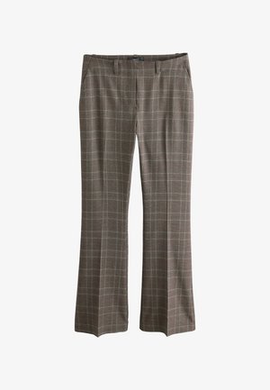 Next, CHECK BOOTCUT TAILORED TROUSERS - Bukser - burgundy