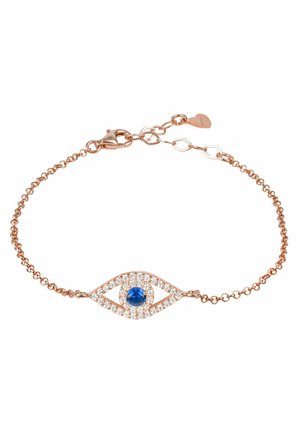 EVIL EYE ELLIPTICAL  - Armbånd - blue/rosegold